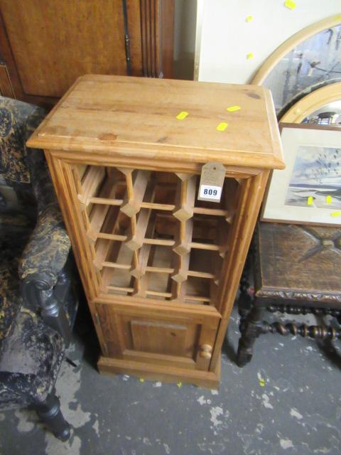 PINE WINE RACK/CUPBOARD Image