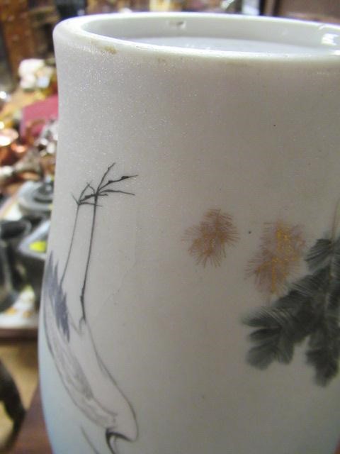 LARGE CHINESE VASE AND A JAPANESE VASE Image