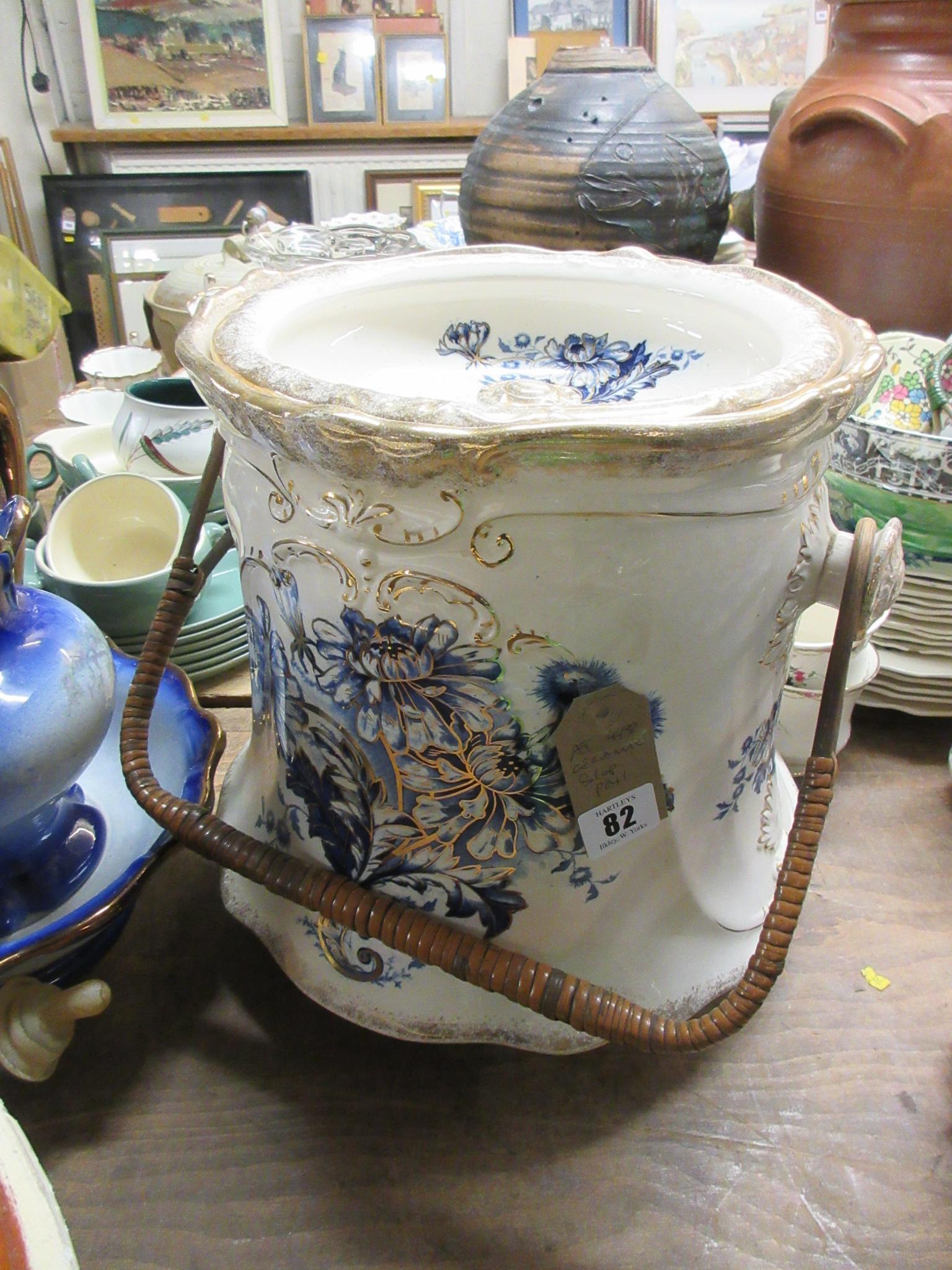 LATE VICTORIAN EARTHENWARE SLOP PAIL Image