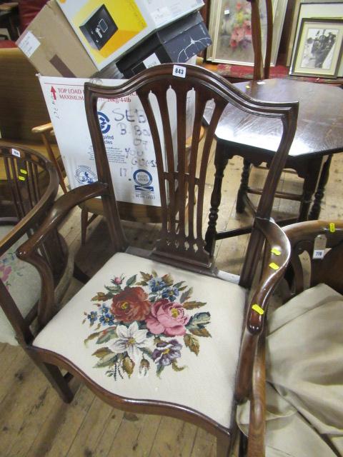 TAPESTRY SEATED CARVER CHAIR Image