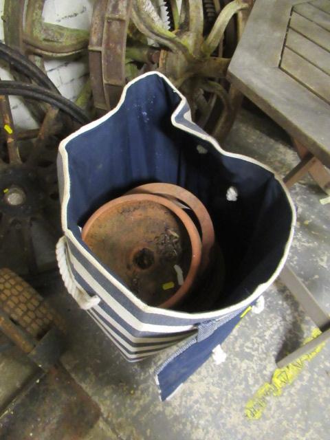 SIX TERRACOTTA POTS Image