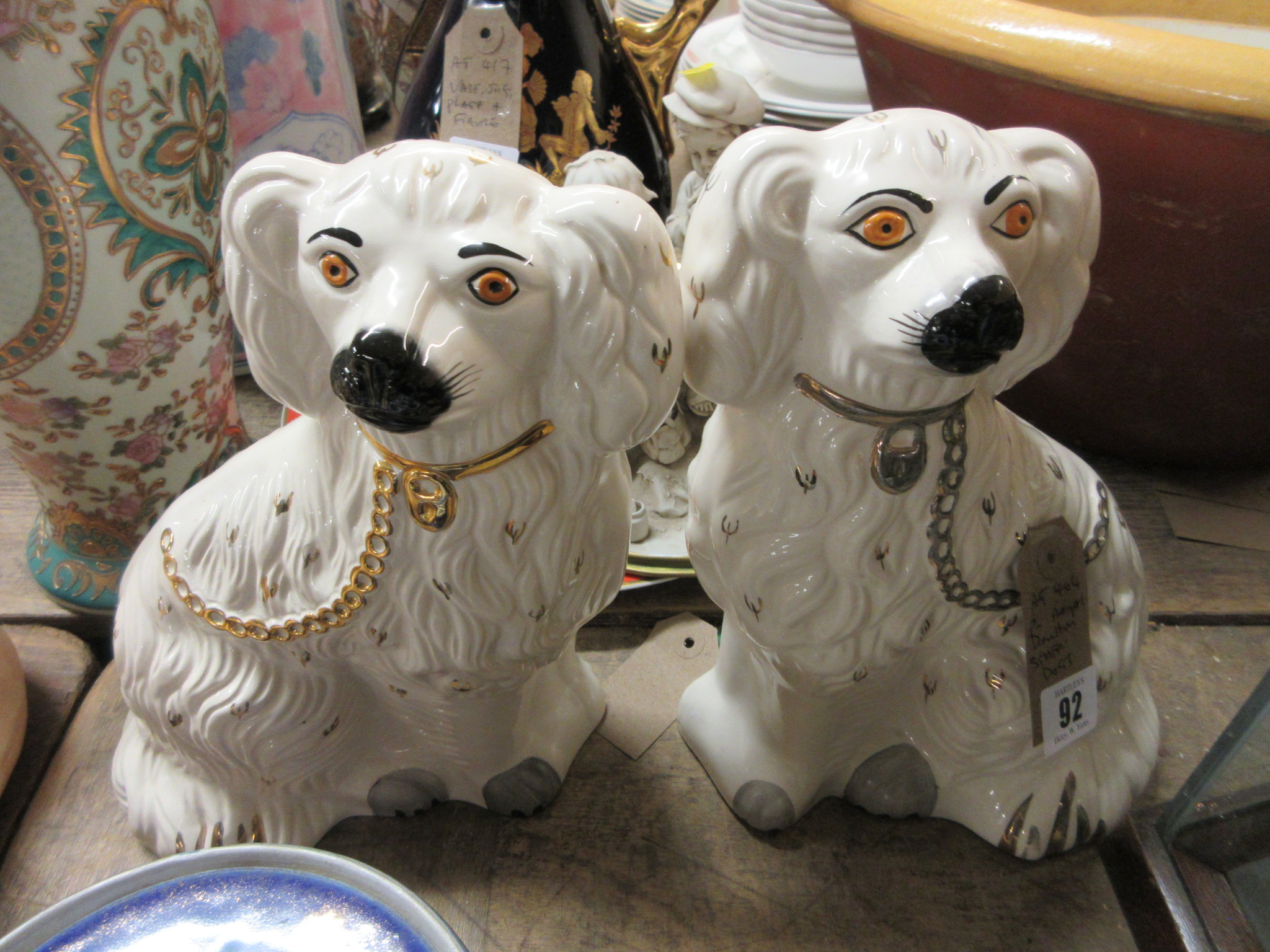 PAIR OF ROYAL DOULTON STAFFORDSHIRE DOGS Image
