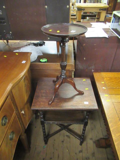 SIDE TABLE AND A WINE TABLE Image