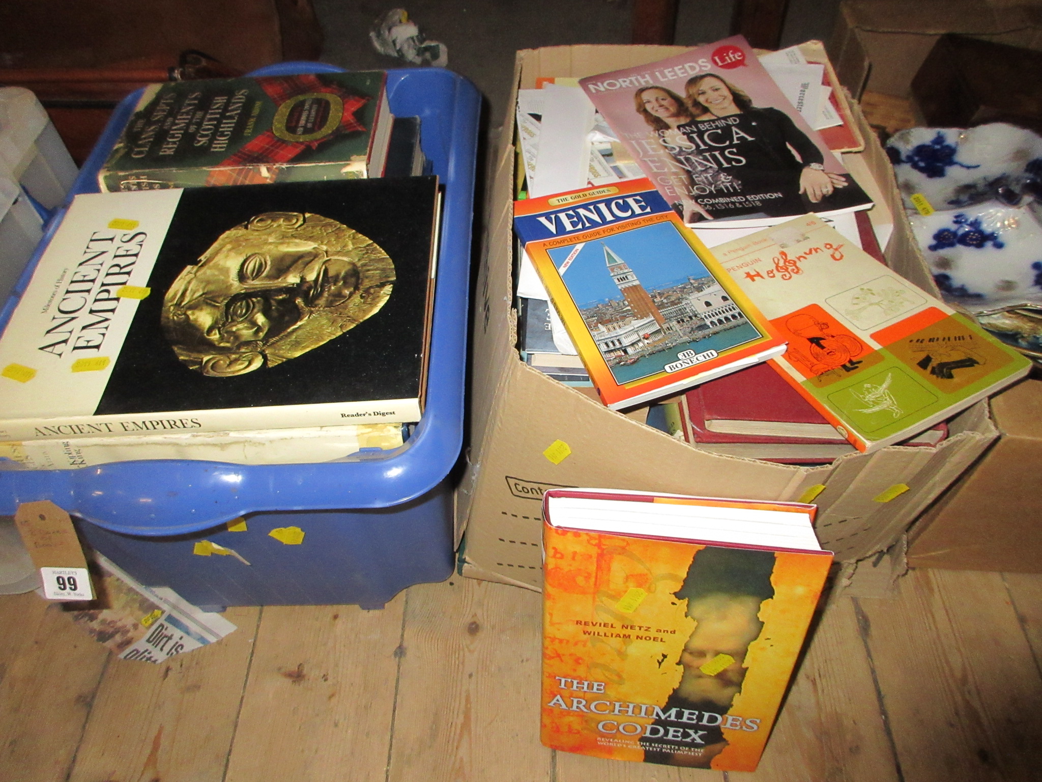 TWO BOXES OF BOOKS Image