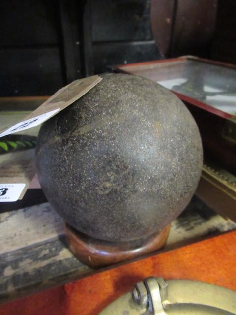 CANON BALL ON STAND Image