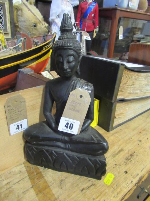 CARVED WOOD BUDDHA Image