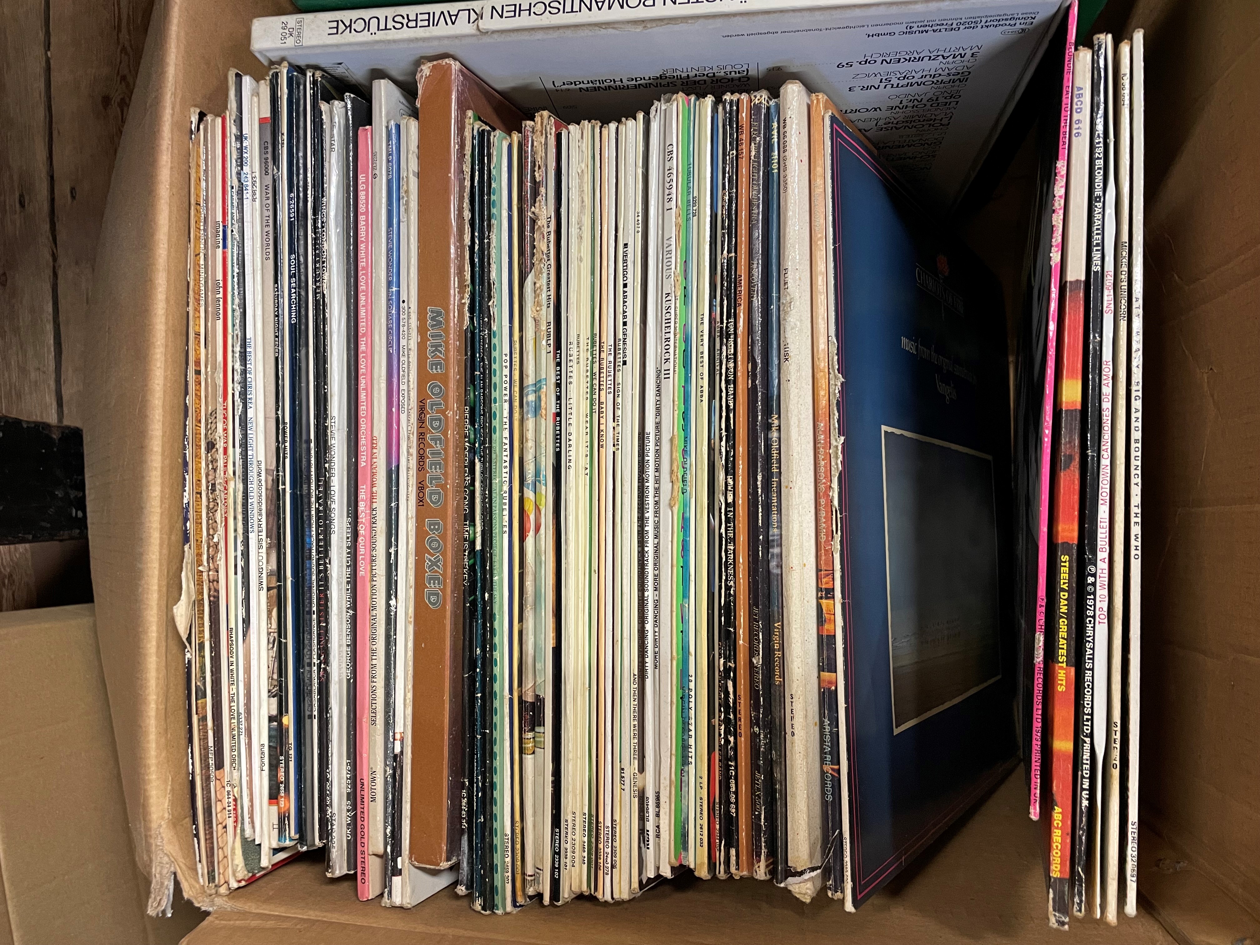 THREE BOXES OF LP RECORDS Image