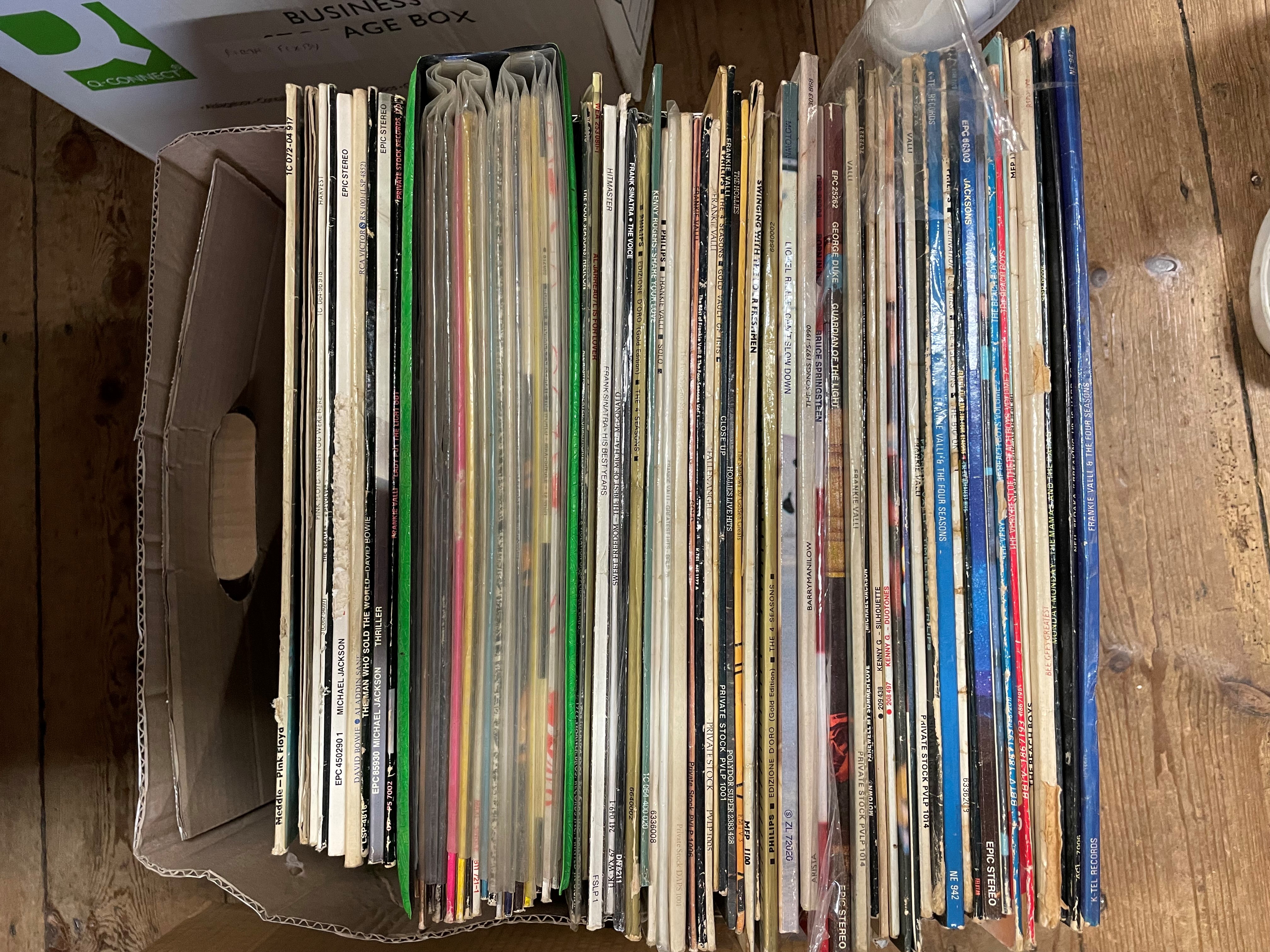 THREE BOXES OF LP RECORDS Image