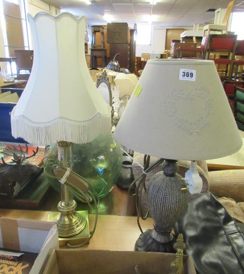 TWO TABLE LAMPS Image