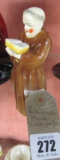 ROYAL WORCESTER MONK CANDLE SNUFFER Image
