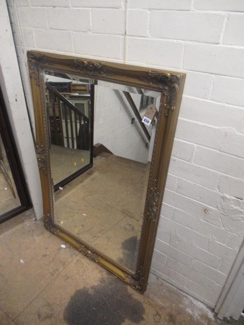 LARGE GILT FRAMED MIRROR Image