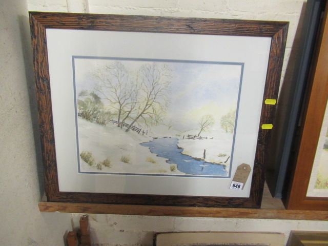 TWO WATERCOLOURS BY RICHARD CLARK Image