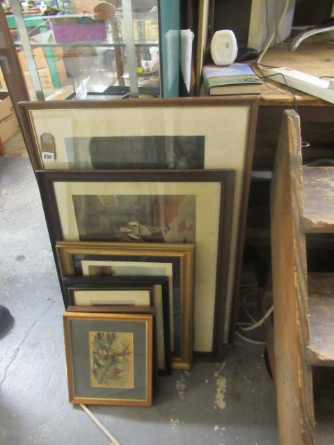 QUANTITY OF FISHING THEMED ETCHINGS AND PRINTS Image