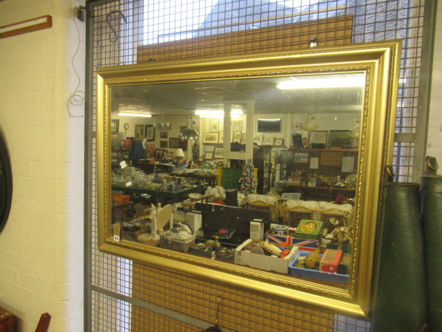 LARGE GILT FRAMED MIRROR Image