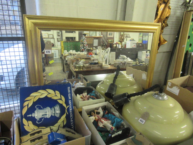 GILT FRAMED MIRROR Image