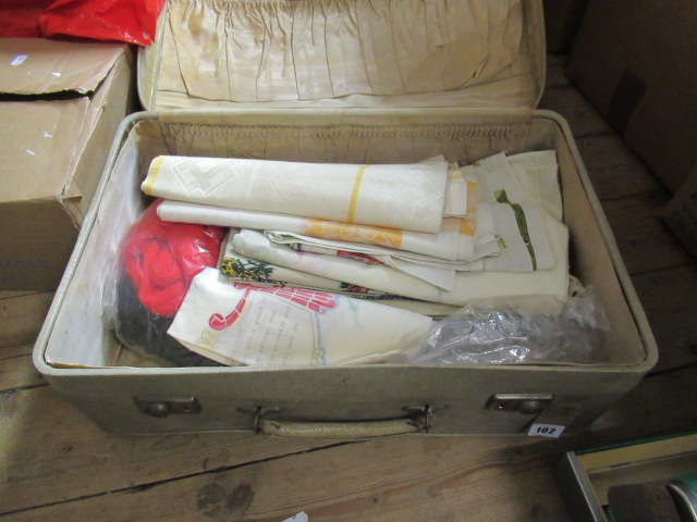 SUITCASE OF LINEN ETC Image