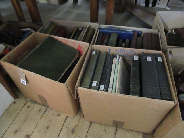 FOUR BOXES OF BOOKS INCLUDING BOTANY Image
