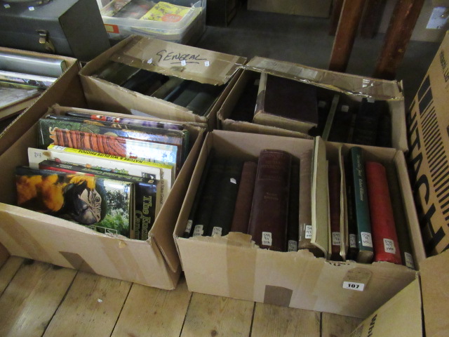 FOUR BOXES OF BOOKS Image