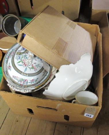 BOX OF POTTERY ETC Image