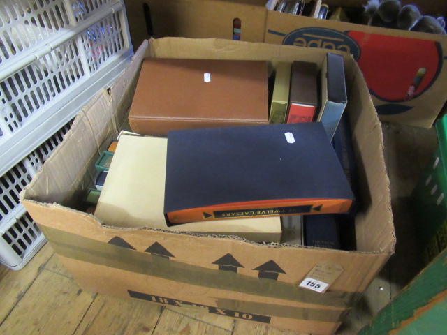 BOX OF FOLIO BOOKS Image