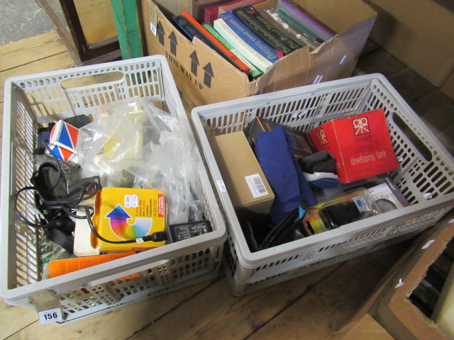 TWO CRATES OF CAMERA EQUIPMENT Image