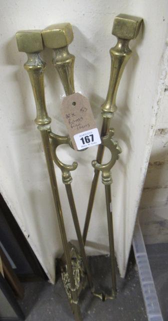 BRASS FIRE IRONS Image