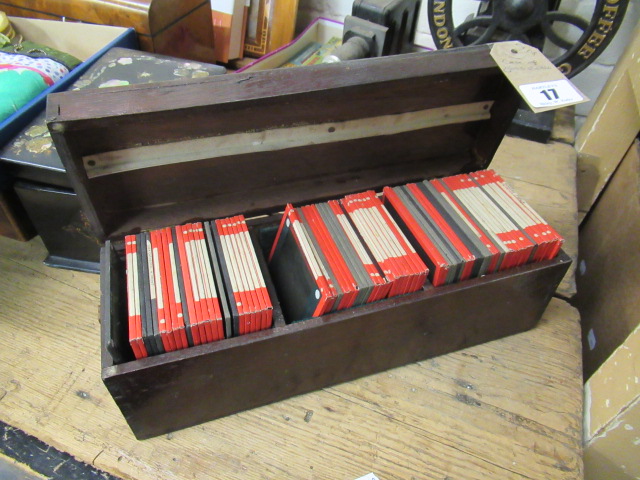 CASE OF GLASS SLIDES Image