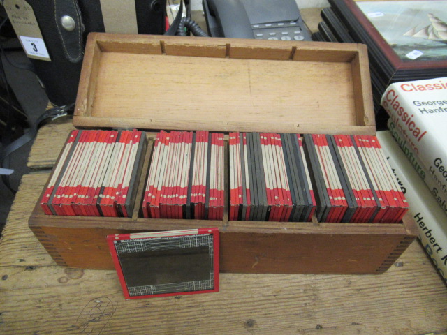 CASE OF GLASS SLIDES Image