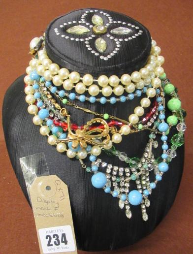 NECKLACES AND DISPLAY STAND Image