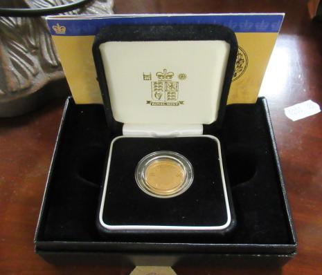 2002 GOLD PROOF SOVEREIGN Image