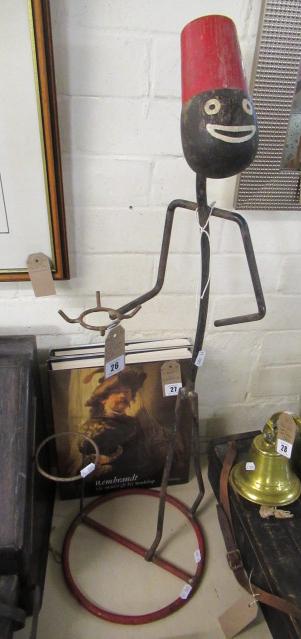 1920S AMERICANA CAST IRON DUMB WAITER Image