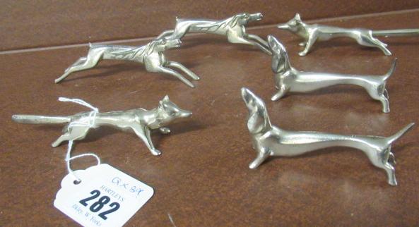 SET OF SIX WMF KNIFE RESTS Image