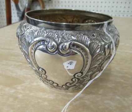 EMBOSSED SILVER SUGAR BASIN Image