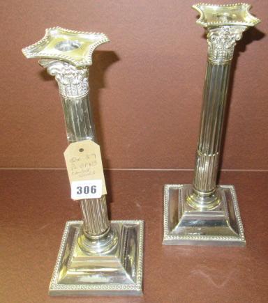 PAIR OF EPNS CANDLESTICKS Image