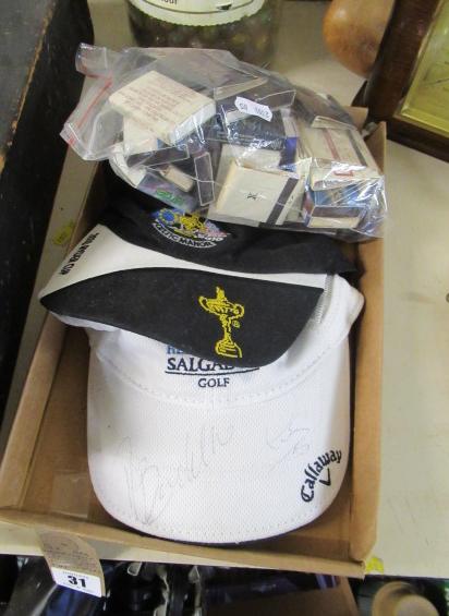 SIGNED BARRICHELLO AND HAMILTON CAP ETC Image