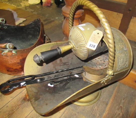 COAL SCUTTLE AND CONTENTS Image