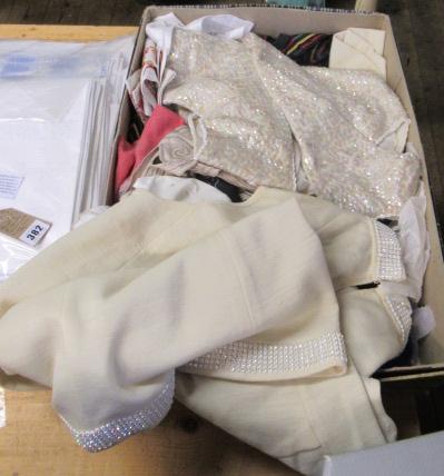 VINTAGE MADELEINE TWO PIECE SUIT AND OTHER VINTAGE CLOTHING Image