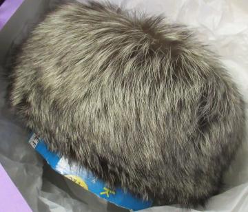 ITALIAN SILVER FOX FUR HAT Image