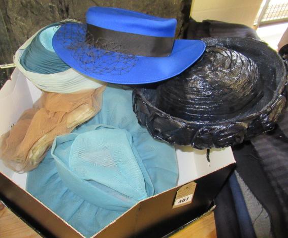 LARGE HAT BOX OF HATS Image