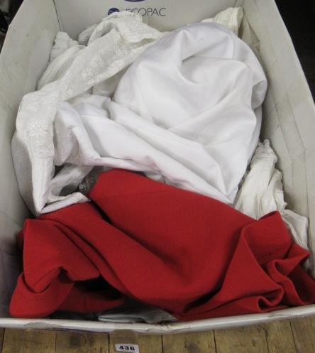 LARGE BOX OF VINTAGE CLOTHING Image