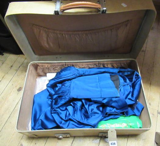 SUITCASE WITH BALL GOWN AND CHRISTENING GOWN Image