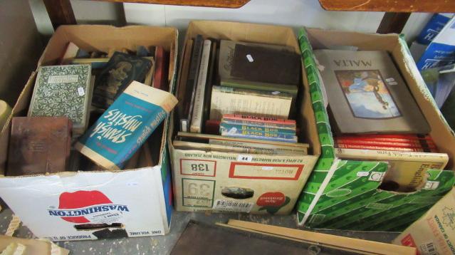 THREE BOXES OF BOOKS Image