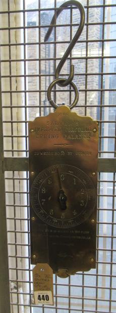 SALTER BRASS SPRING SCALE Image