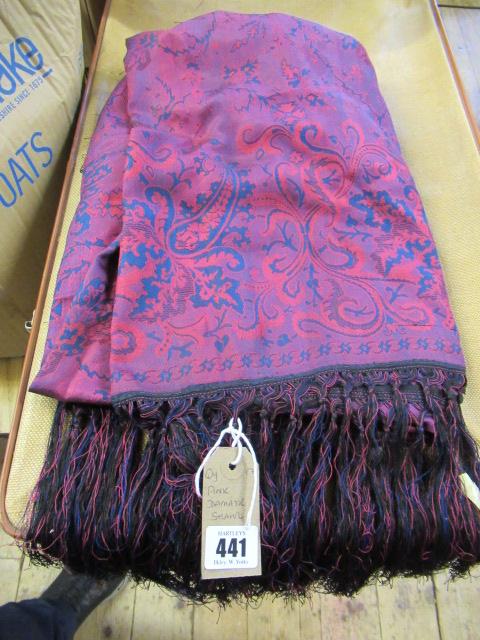 PINK DAMASK SHAWL Image