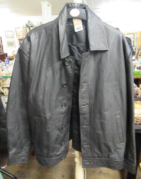 BLACK LEATHER JACKET Image