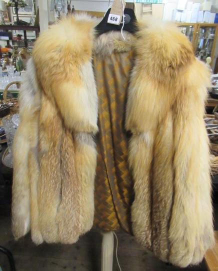 FOX FUR THREE QUARTER LENGTH COAT Image