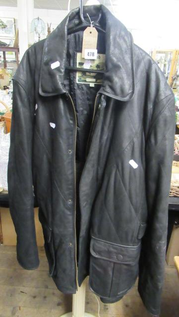 BLACK LEATHER JACKET Image