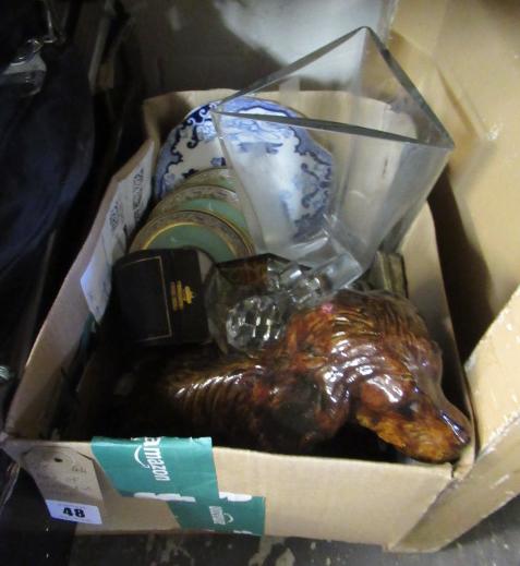 BOX OF GLASS AND CHINA Image