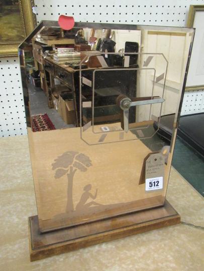 ART DECO STYLE ELECTRIC CLOCK Image