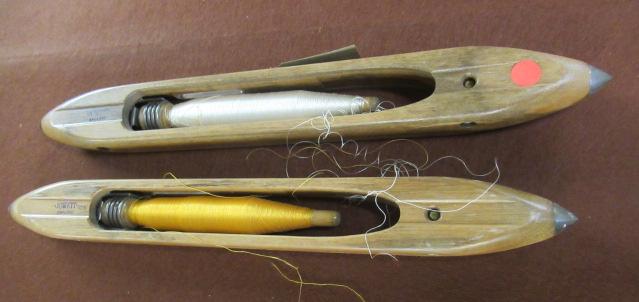 PAIR OF SPINNING AND WEAVING SHUTTLES Image